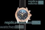 Swiss Replica Breitling Avenger Chronograph BLS Factory 7750 Watch 2-Tone Rose Gold